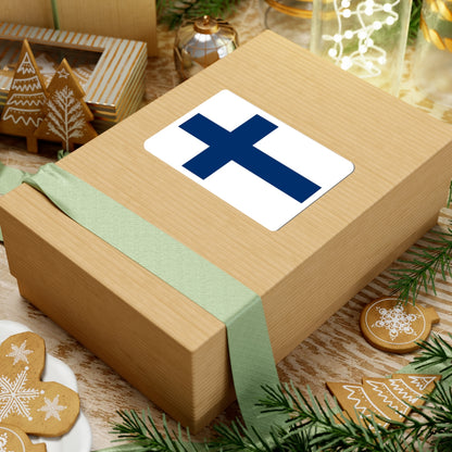 Flag of Finland 3-2 (Finland) STICKER Vinyl Kiss-Cut Decal