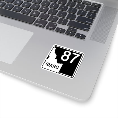 ID-87 (Idaho) (Road Sign) STICKER Vinyl Kiss-Cut Decal