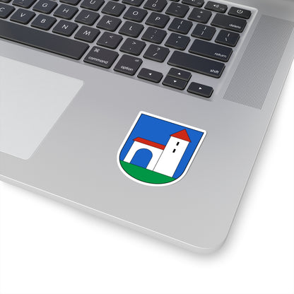 Rothenthurm-blazon (Switzerland) (Coat of Arms) STICKER Vinyl Kiss-Cut Decal