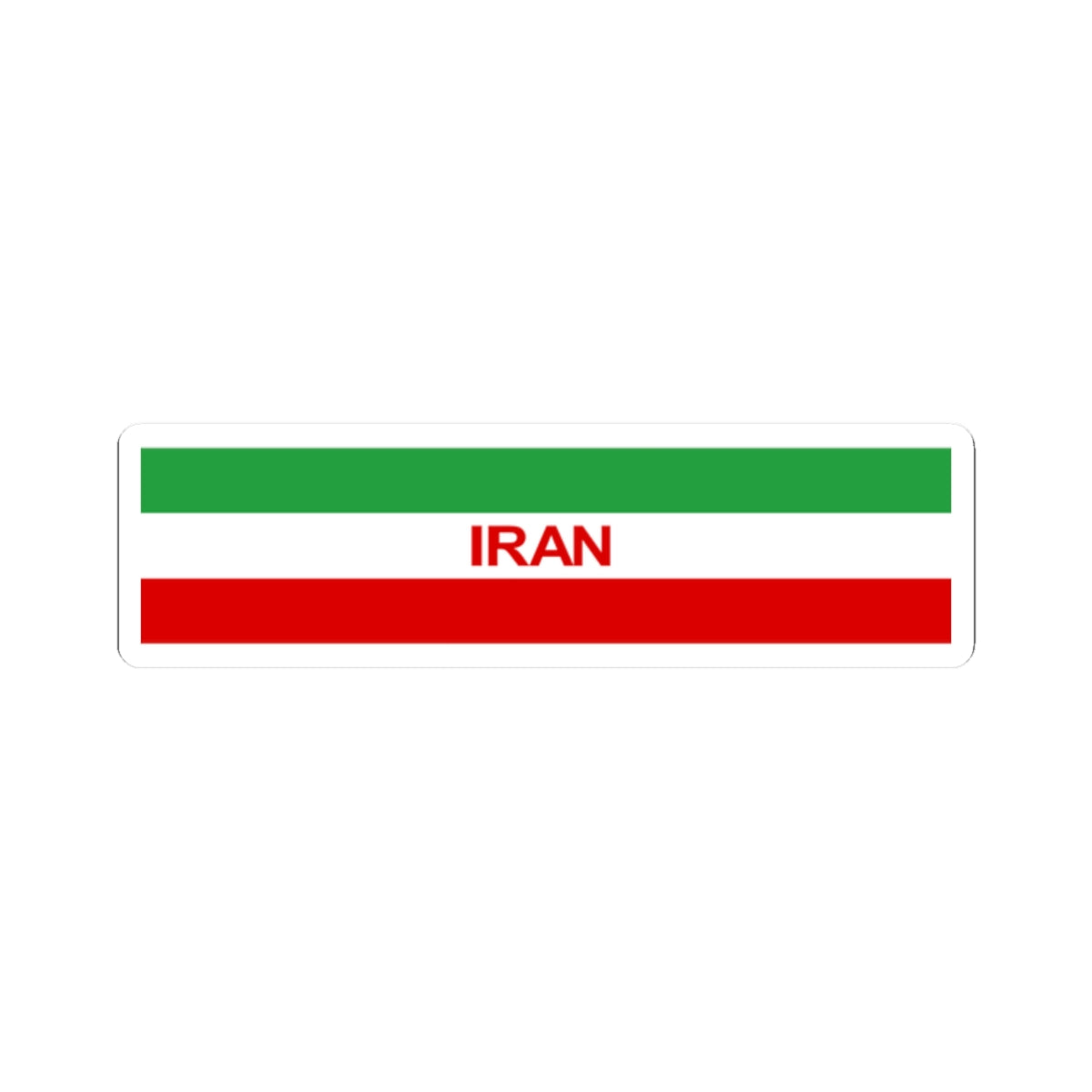 Flag of Iran for user page - 2022 (Iran) STICKER Vinyl Kiss-Cut Decal