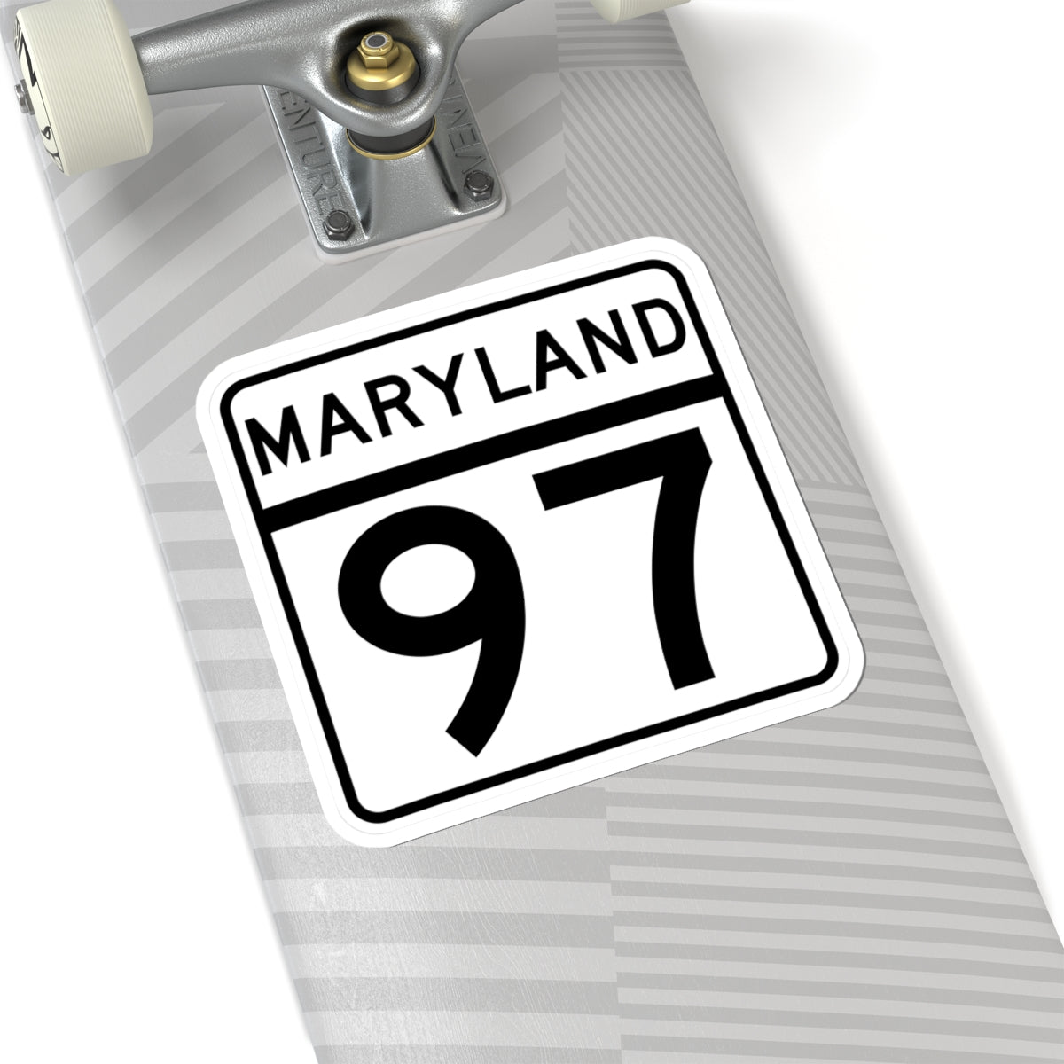 MD Route 97 (Maryland) (Road Sign) STICKER Vinyl Kiss-Cut Decal