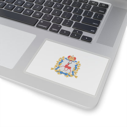 Flag of Nizhny Novgorod Oblast Russia - STICKER Vinyl Kiss-Cut Decal