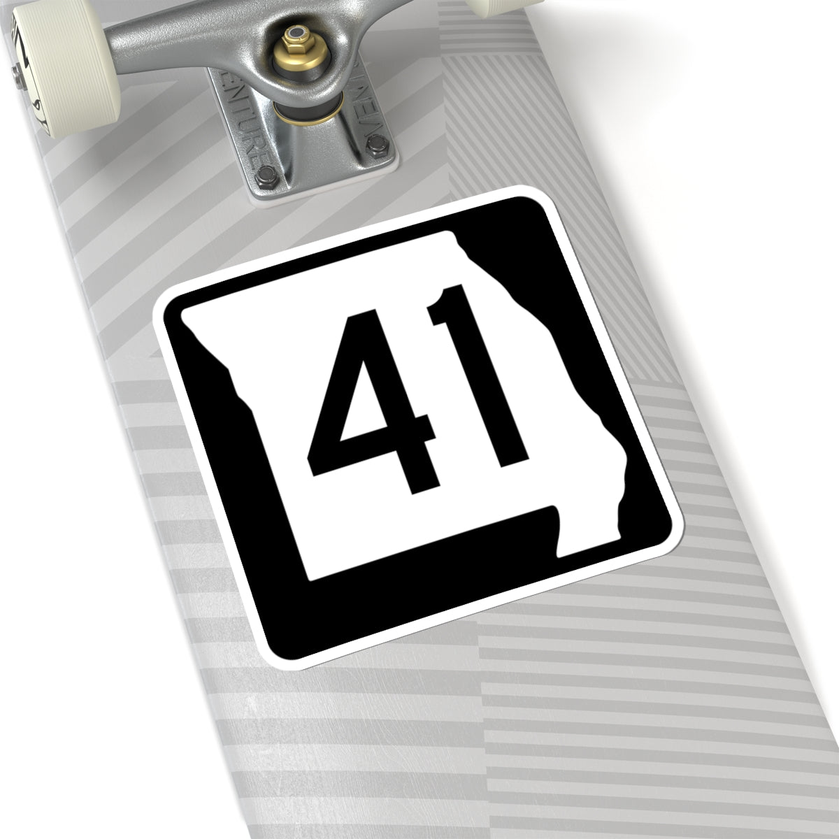 MO-41 (Missouri) (Road Sign) STICKER Vinyl Kiss-Cut Decal