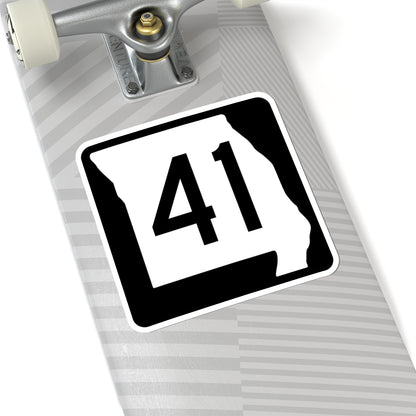 MO-41 (Missouri) (Road Sign) STICKER Vinyl Kiss-Cut Decal