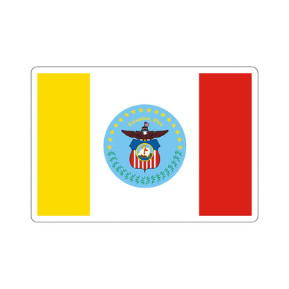 Flag of Columbus, Ohio - STICKER Vinyl Kiss-Cut Decal