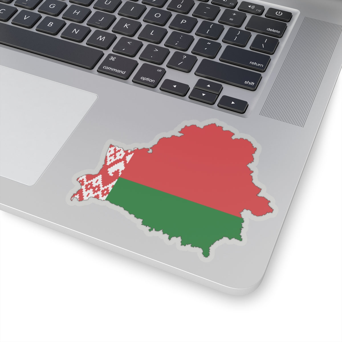 Belarus-Flagmap (Belarus) STICKER Vinyl Kiss-Cut Decal