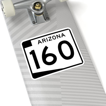 Arizona 160 (Arizona) (Road Sign) STICKER Vinyl Kiss-Cut Decal