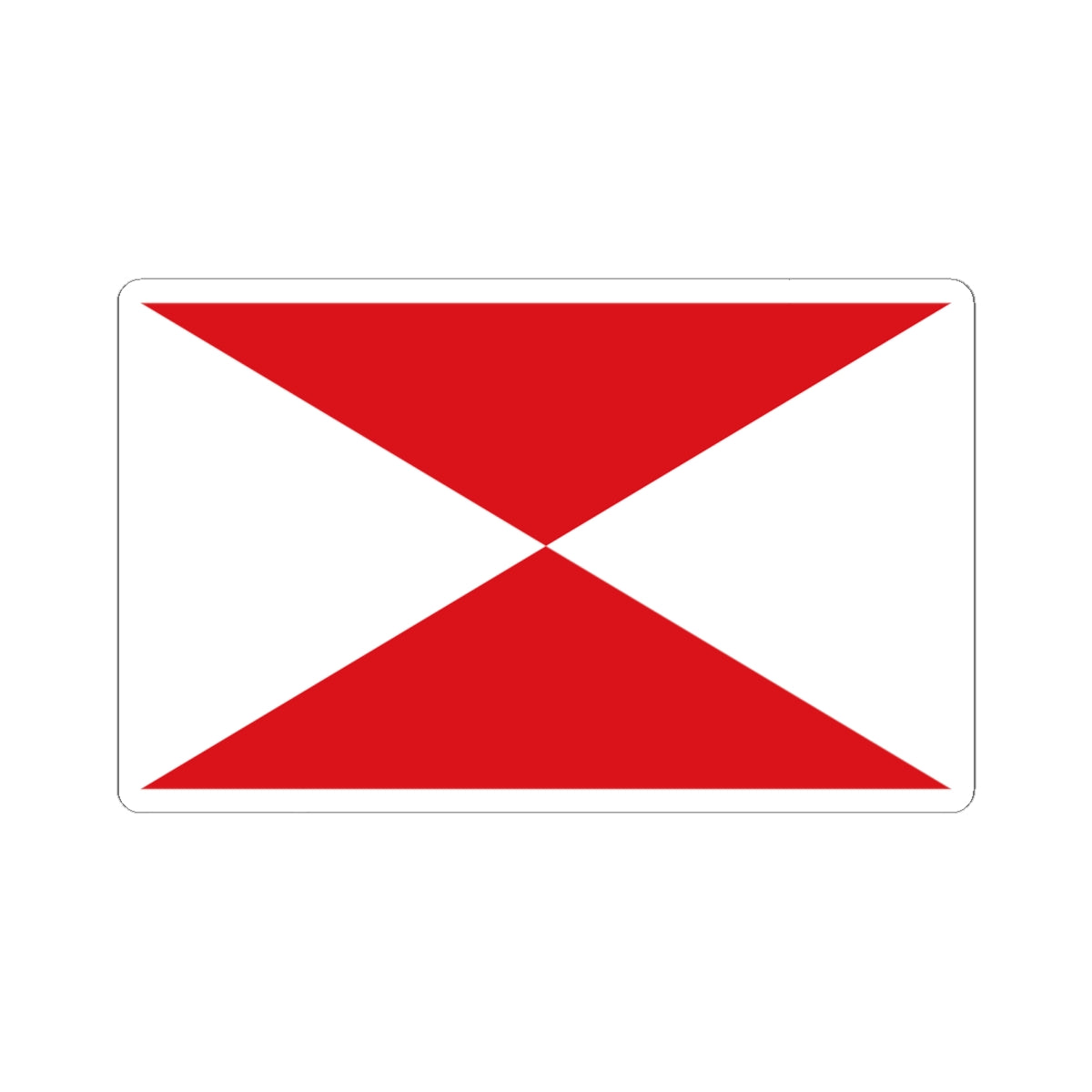 Flag maritime vigo (Spain) STICKER Vinyl Kiss-Cut Decal