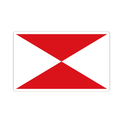Flag maritime vigo (Spain) STICKER Vinyl Kiss-Cut Decal
