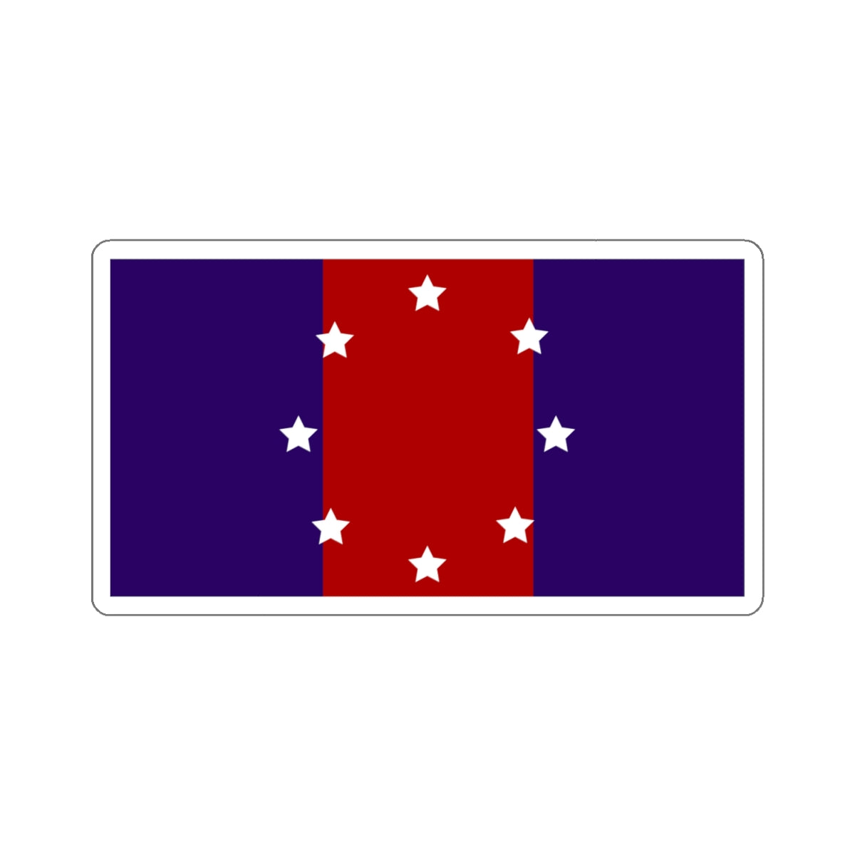 Flag of Chicago Heights, Illinois - STICKER Vinyl Kiss-Cut Decal