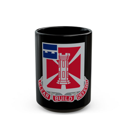 363 Engineer Battalion (U.S. Army) Black Coffee Mug-15oz-The Sticker Space