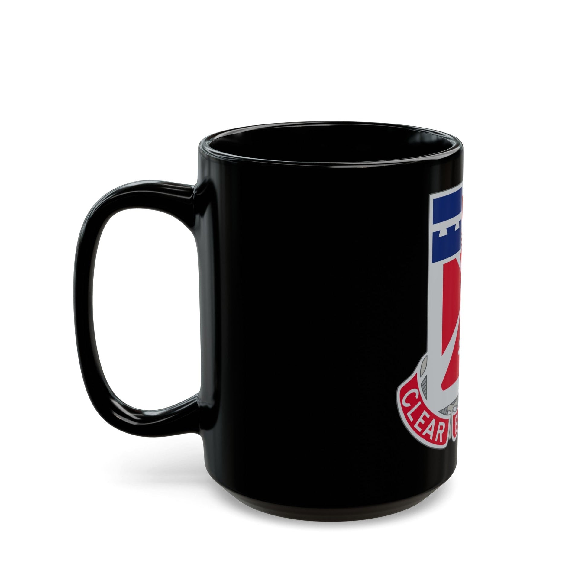 363 Engineer Battalion (U.S. Army) Black Coffee Mug-The Sticker Space