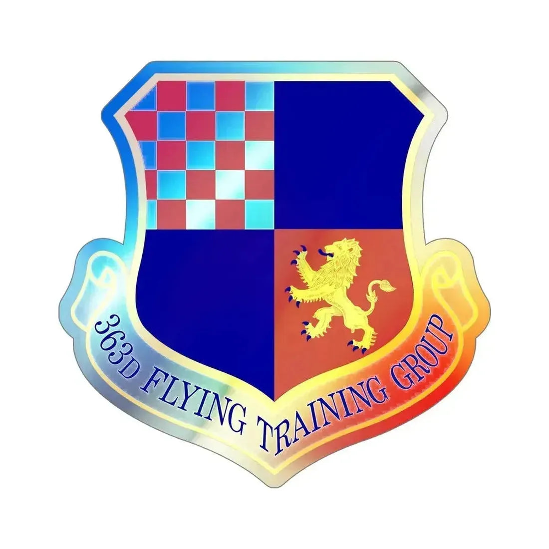 363 Flying Training Group ACC (U.S. Air Force) Holographic STICKER Die-Cut Vinyl Decal 6 Inch Holographic - The Sticker Space