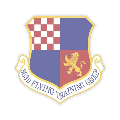 363 Flying Training Group ACC (U.S. Air Force) STICKER Vinyl Kiss-Cut Decal 2 Inch Transparent - The Sticker Space