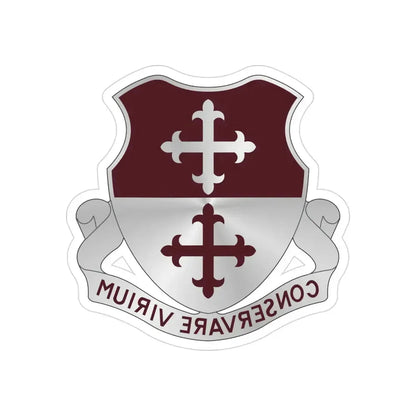 363 Medical Battalion (U.S. Army) REVERSE PRINT Transparent Die-Cut STICKER - The Sticker Space