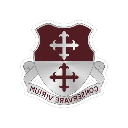 363 Medical Battalion (U.S. Army) REVERSE PRINT Transparent Die-Cut STICKER - The Sticker Space