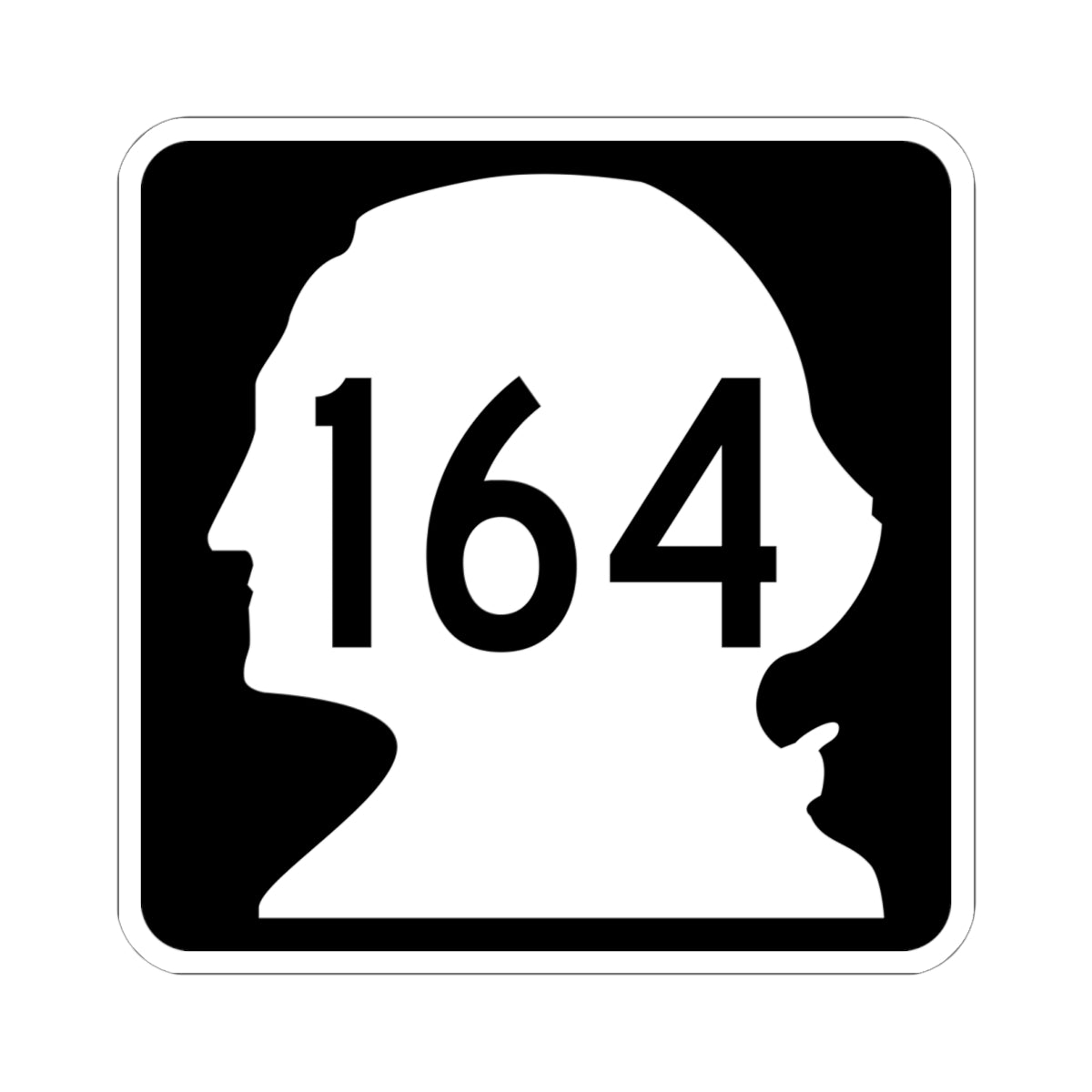 WA-164 (Washington) (Road Sign) STICKER Vinyl Kiss-Cut Decal