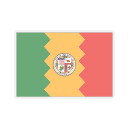 Flag of Los Angeles, California - STICKER Vinyl Kiss-Cut Decal