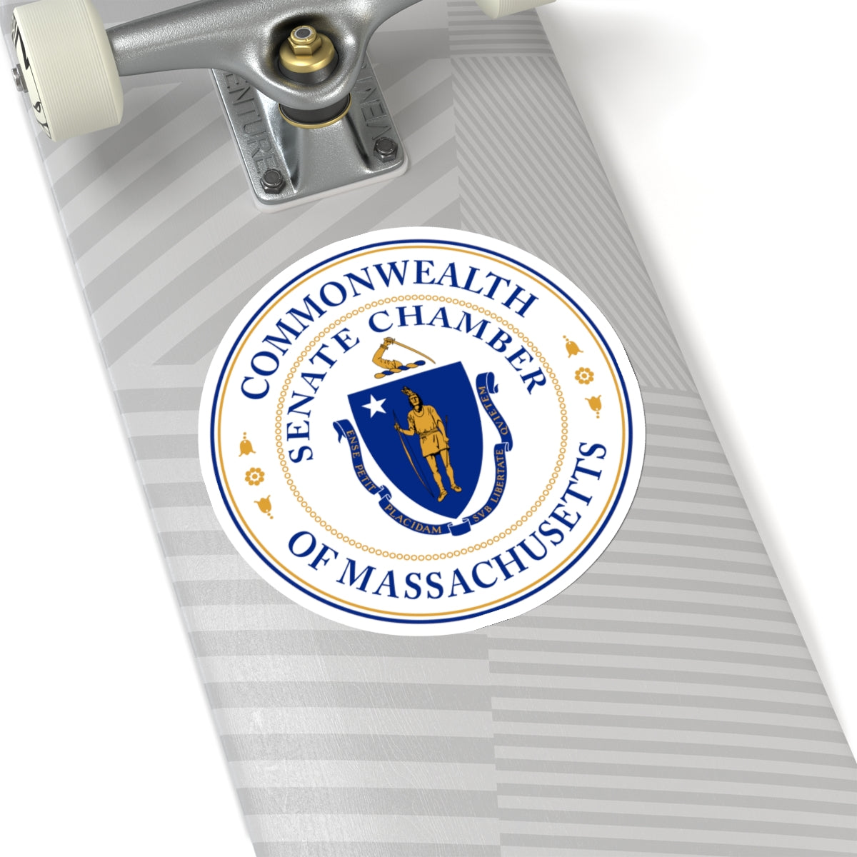 Seal of the Senate of Massachusetts - STICKER Vinyl Kiss-Cut Decal