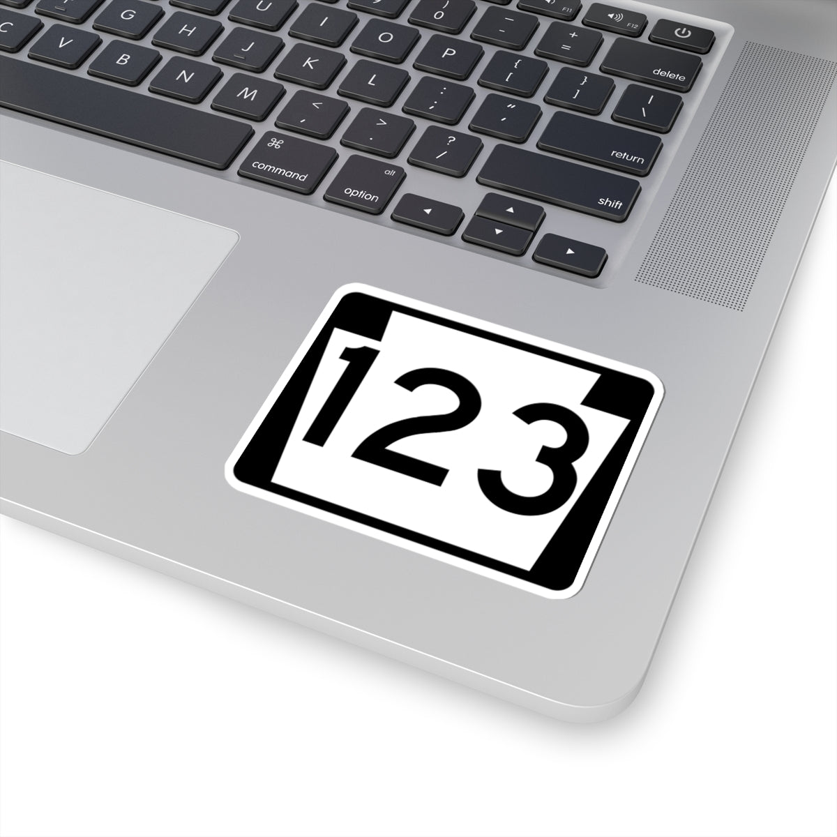 PA-123 (Pennsylvania) (Road Sign) STICKER Vinyl Kiss-Cut Decal