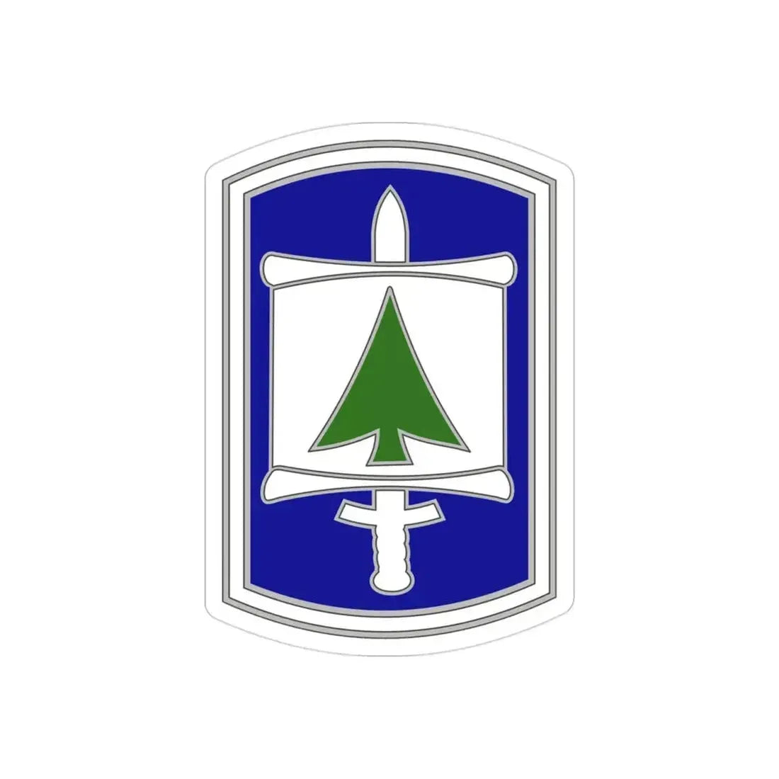 364 Civil Affairs Brigade (U.S. Army) REVERSE PRINT Transparent Die-Cut STICKER 3 Inch Die-Cut Transparent - The Sticker Space