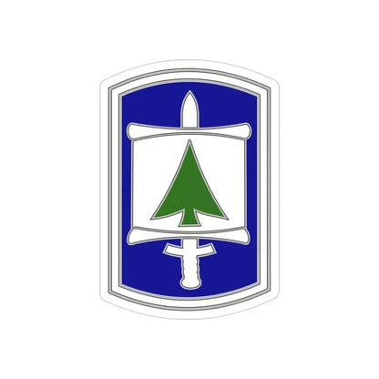 364 Civil Affairs Brigade (U.S. Army) REVERSE PRINT Transparent Die-Cut STICKER 4 Inch Die-Cut Transparent - The Sticker Space