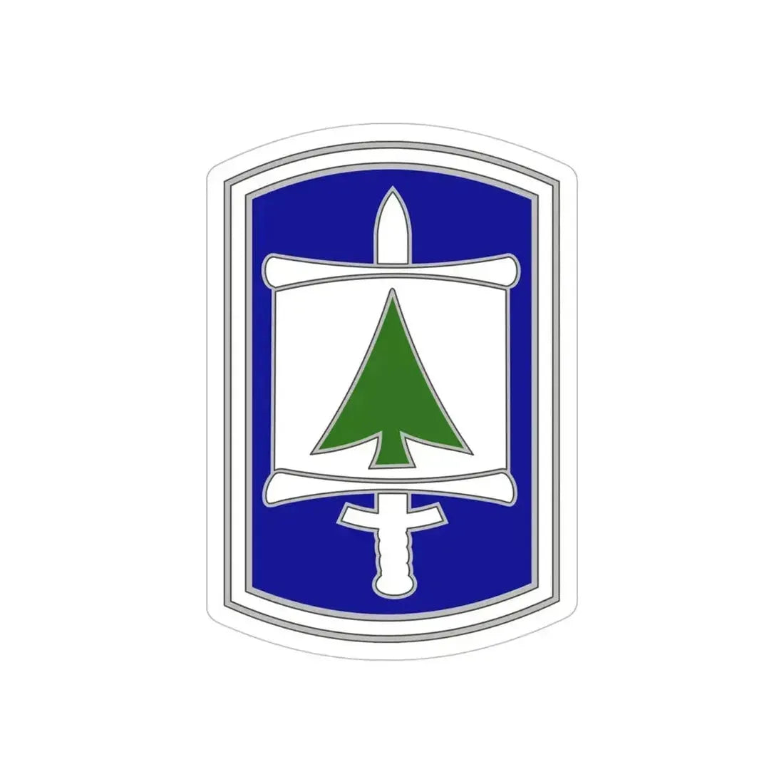 364 Civil Affairs Brigade (U.S. Army) REVERSE PRINT Transparent Die-Cut STICKER 5 Inch Die-Cut Transparent - The Sticker Space