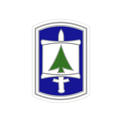 364 Civil Affairs Brigade (U.S. Army) REVERSE PRINT Transparent Die-Cut STICKER 5 Inch Die-Cut Transparent - The Sticker Space