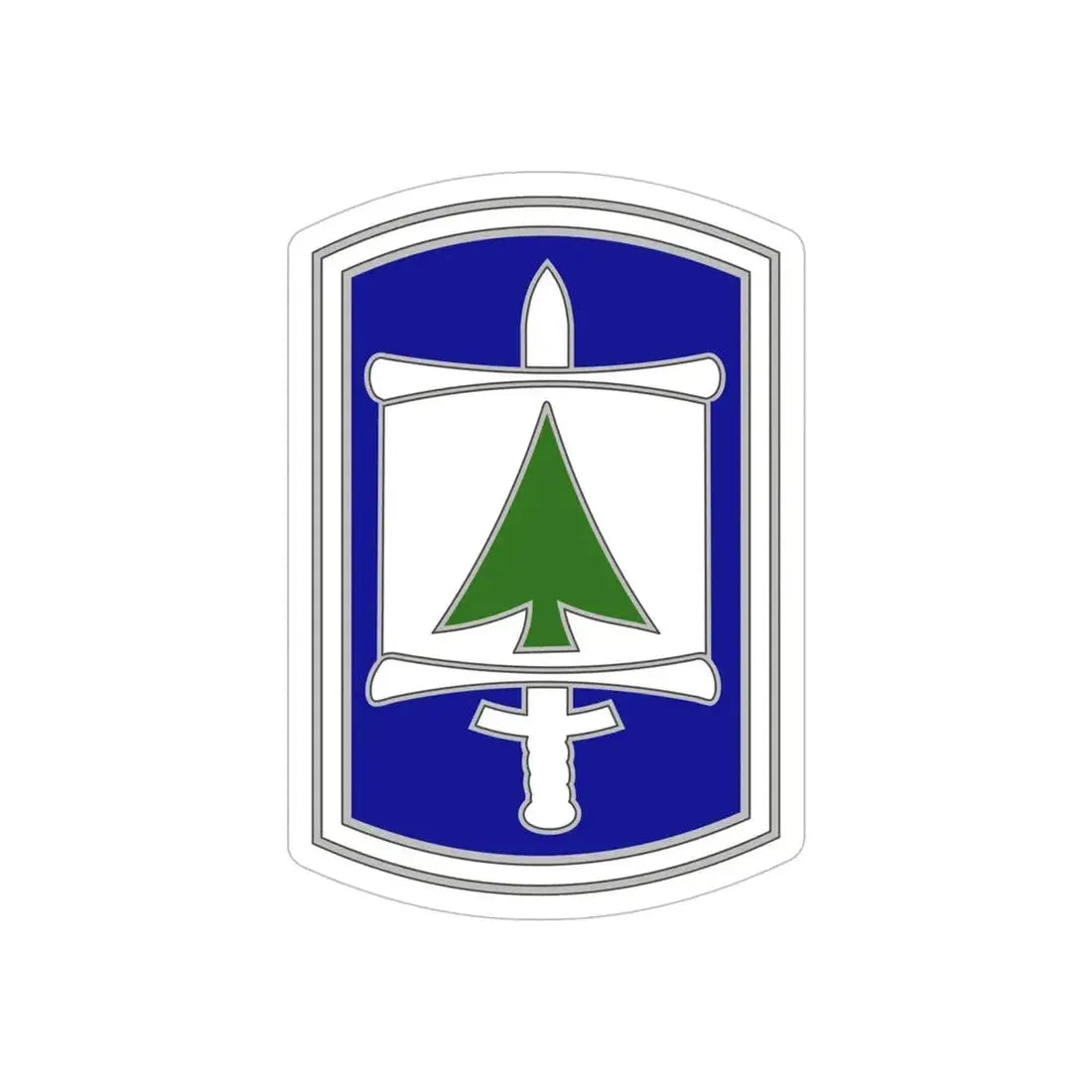 364 Civil Affairs Brigade (U.S. Army) REVERSE PRINT Transparent Die-Cut STICKER - The Sticker Space