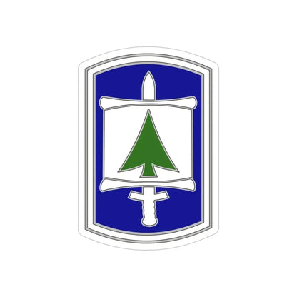 364 Civil Affairs Brigade (U.S. Army) REVERSE PRINT Transparent Die-Cut STICKER - The Sticker Space