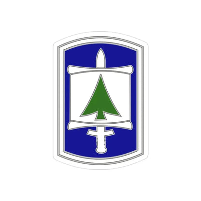 364 Civil Affairs Brigade (U.S. Army) REVERSE PRINT Transparent Die-Cut STICKER - The Sticker Space