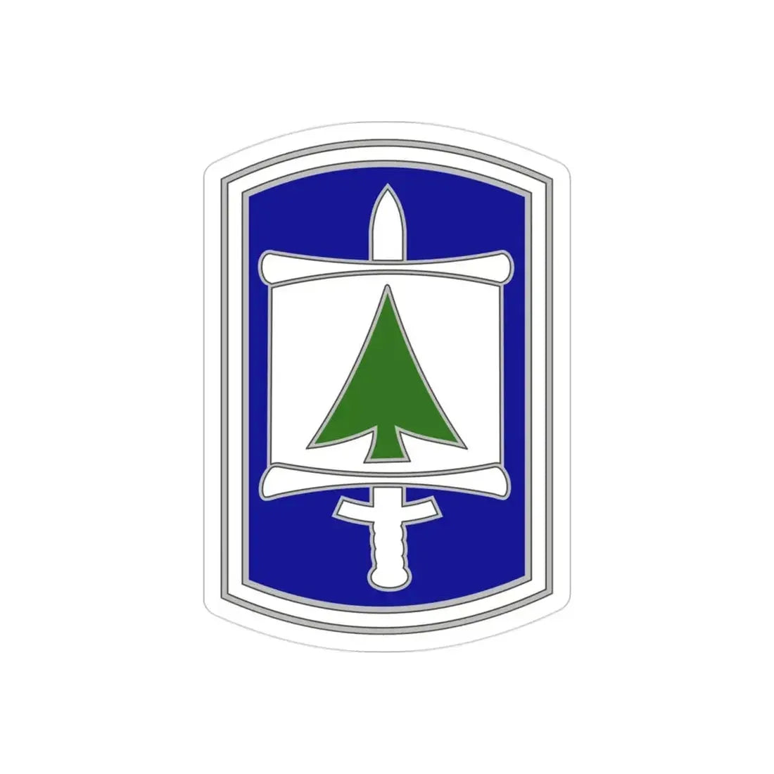 364 Civil Affairs Brigade (U.S. Army) REVERSE PRINT Transparent Die-Cut STICKER - The Sticker Space