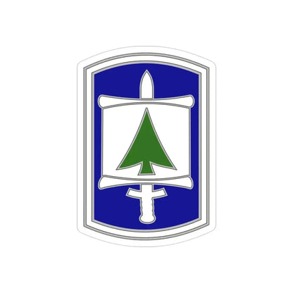 364 Civil Affairs Brigade (U.S. Army) REVERSE PRINT Transparent Die-Cut STICKER - The Sticker Space