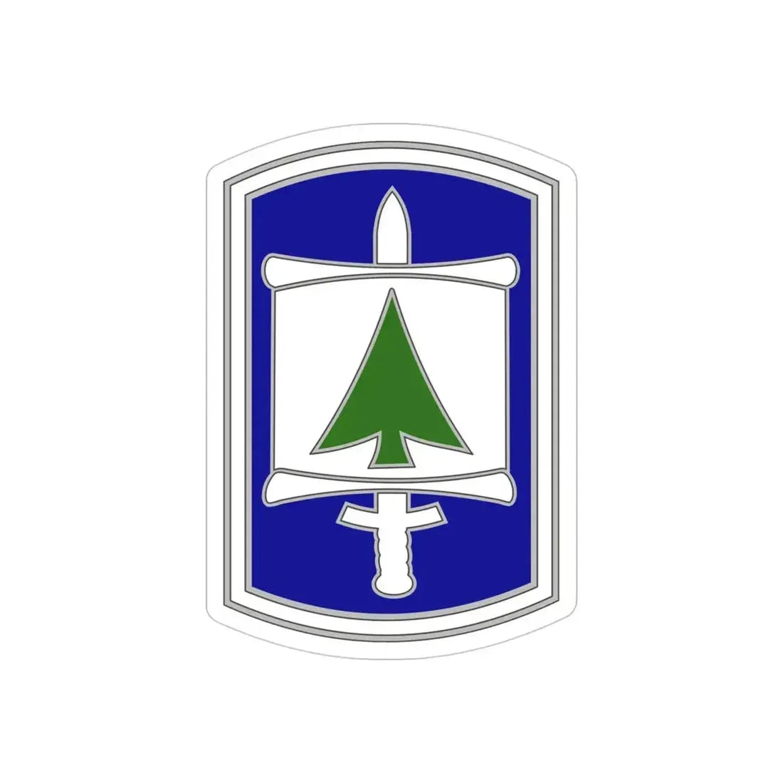 364 Civil Affairs Brigade (U.S. Army) REVERSE PRINT Transparent Die-Cut STICKER - The Sticker Space