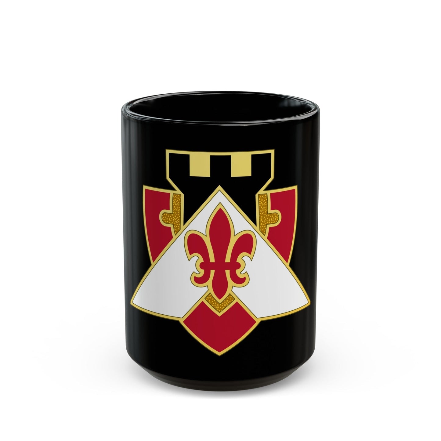 364 Engineer Group (U.S. Army) Black Coffee Mug-15oz-The Sticker Space