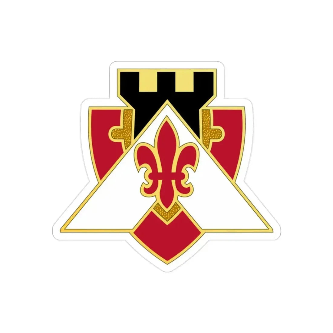 364 Engineer Group (U.S. Army) REVERSE PRINT Transparent Die-Cut STICKER - The Sticker Space