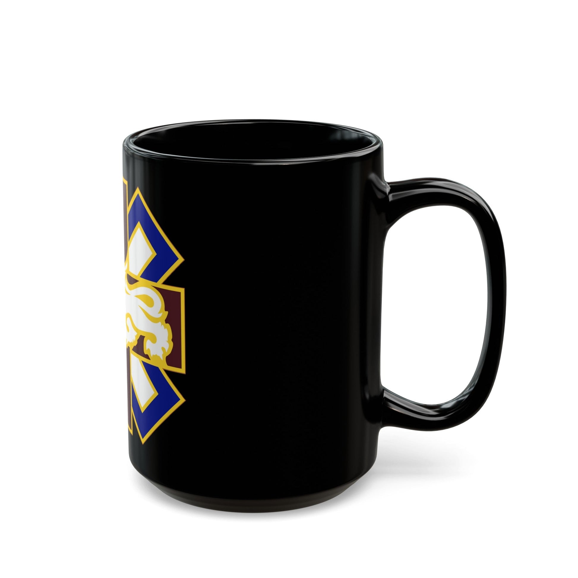 364 Field Hospital (U.S. Army) Black Coffee Mug-The Sticker Space