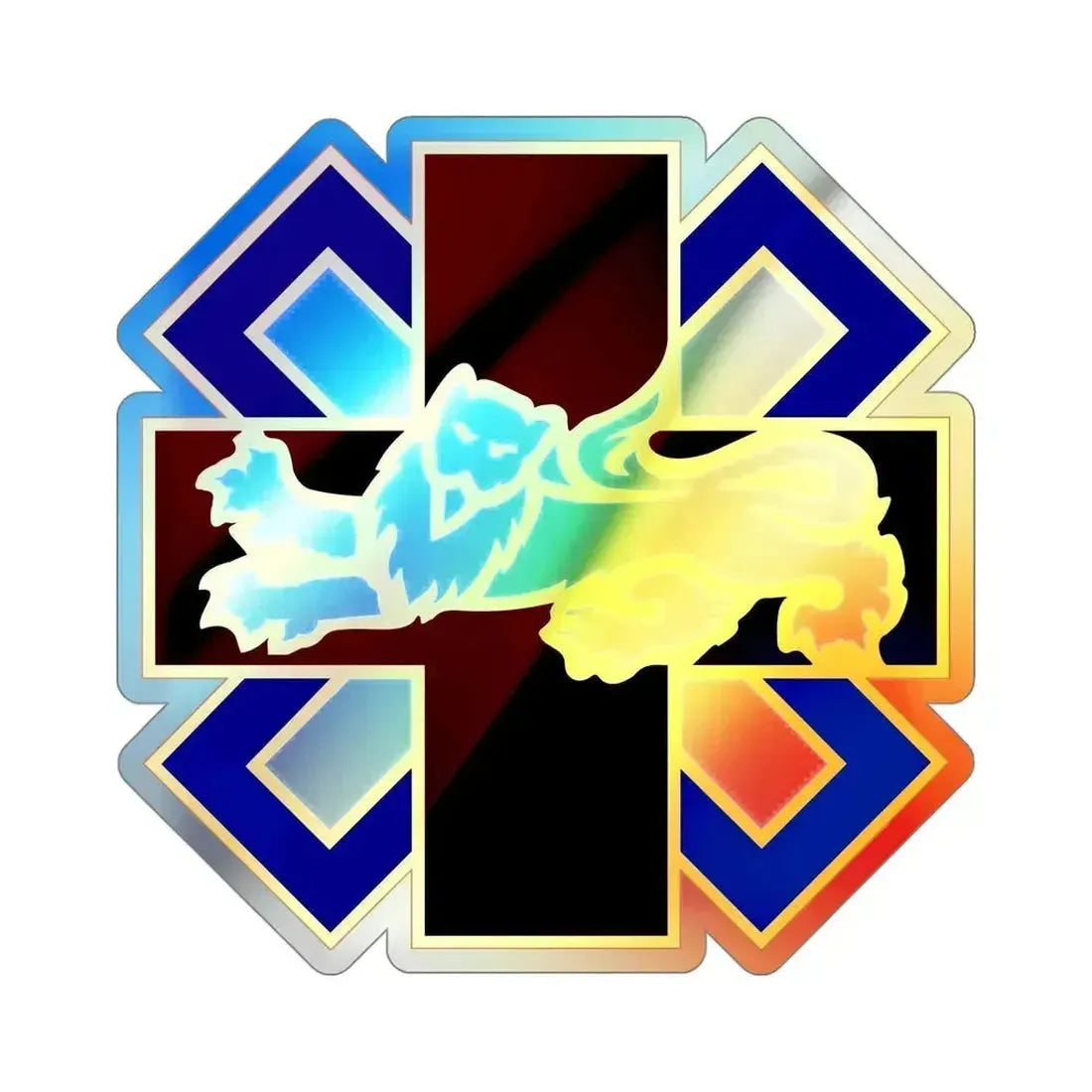 364 Field Hospital (U.S. Army) Holographic STICKER Die-Cut Vinyl Decal 4 Inch Holographic - The Sticker Space