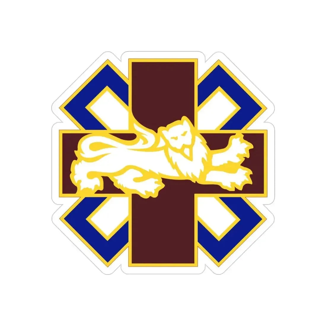 364 Field Hospital (U.S. Army) REVERSE PRINT Transparent Die-Cut STICKER - The Sticker Space