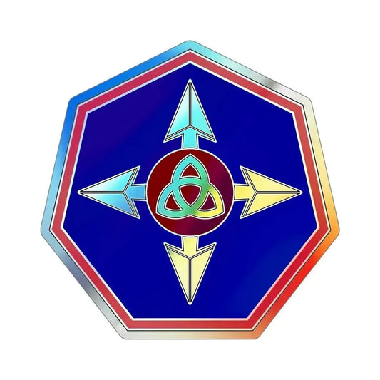 364 Sustainment Command (U.S. Army) Holographic STICKER Die-Cut Vinyl Decal 6 Inch Holographic - The Sticker Space