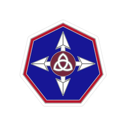 364 Sustainment Command (U.S. Army) REVERSE PRINT Transparent Die-Cut STICKER 2 Inch Die-Cut Transparent - The Sticker Space