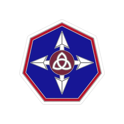 364 Sustainment Command (U.S. Army) REVERSE PRINT Transparent Die-Cut STICKER 3 Inch Die-Cut Transparent - The Sticker Space