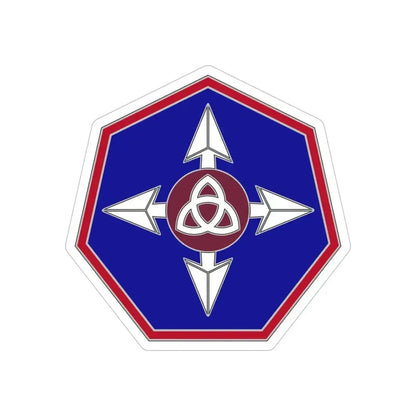 364 Sustainment Command (U.S. Army) REVERSE PRINT Transparent Die-Cut STICKER 5 Inch Die-Cut Transparent - The Sticker Space