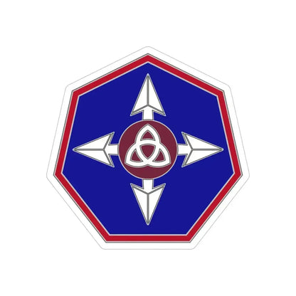 364 Sustainment Command (U.S. Army) REVERSE PRINT Transparent Die-Cut STICKER 6 Inch Die-Cut Transparent - The Sticker Space