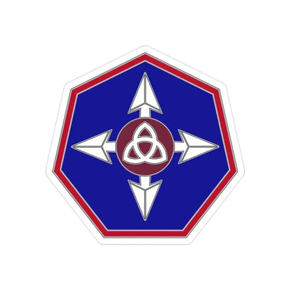 364 Sustainment Command (U.S. Army) REVERSE PRINT Transparent Die-Cut STICKER - The Sticker Space