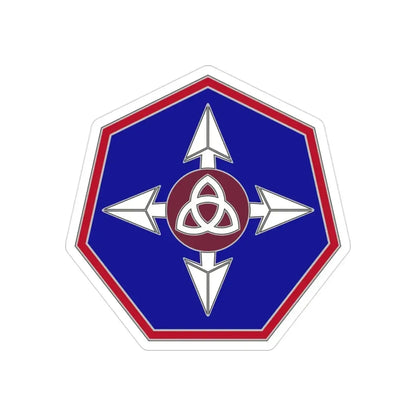 364 Sustainment Command (U.S. Army) REVERSE PRINT Transparent Die-Cut STICKER - The Sticker Space