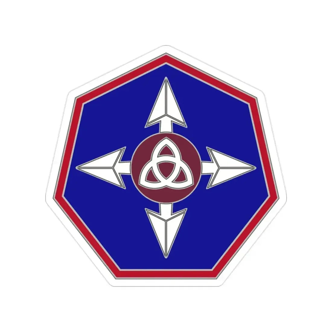 364 Sustainment Command (U.S. Army) Transparent STICKER Die-Cut Vinyl Decal 2 Inch - The Sticker Space