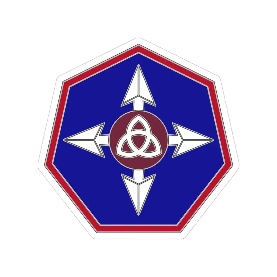 364 Sustainment Command (U.S. Army) Transparent STICKER Die-Cut Vinyl Decal 3 Inch - The Sticker Space