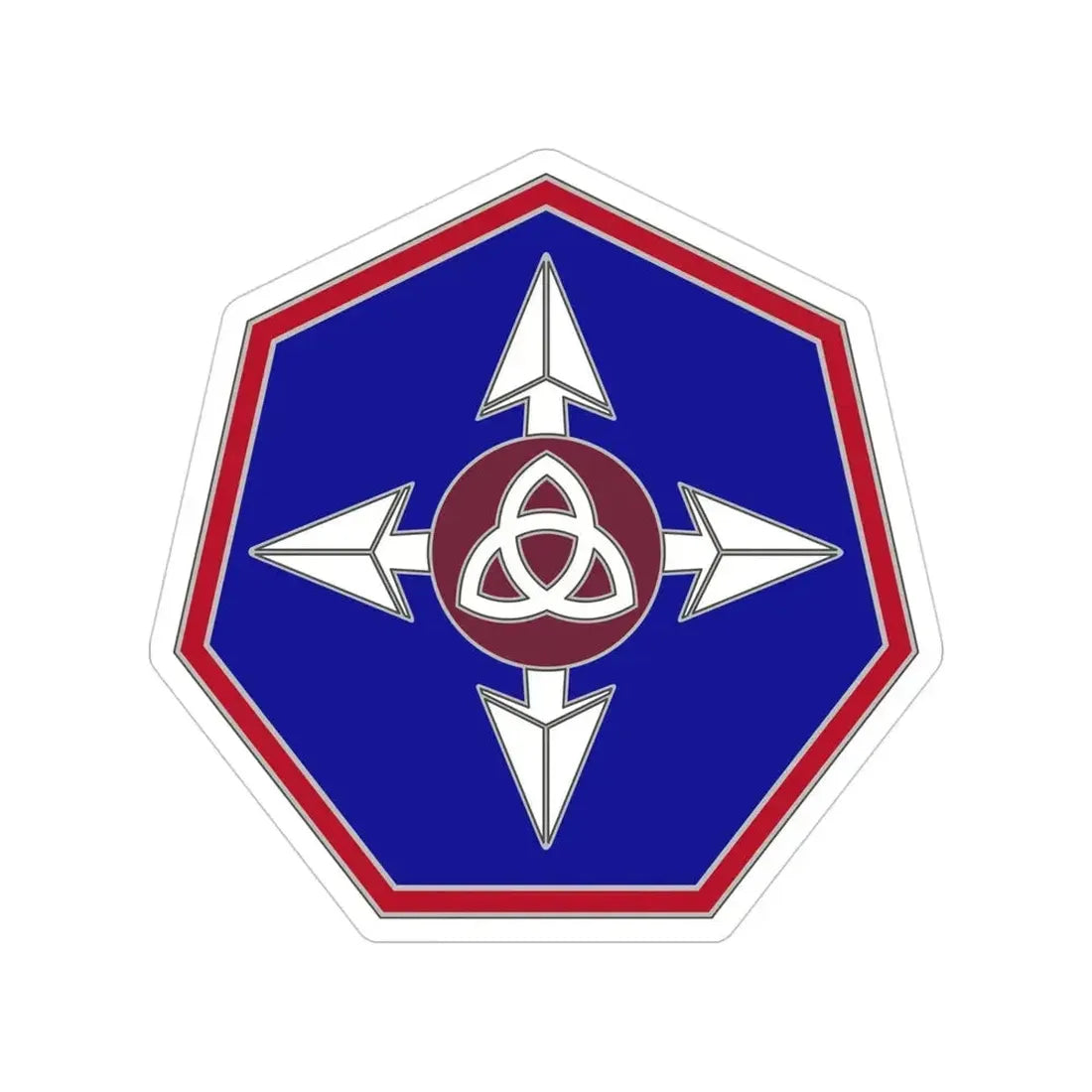 364 Sustainment Command (U.S. Army) Transparent STICKER Die-Cut Vinyl Decal 4 Inch - The Sticker Space