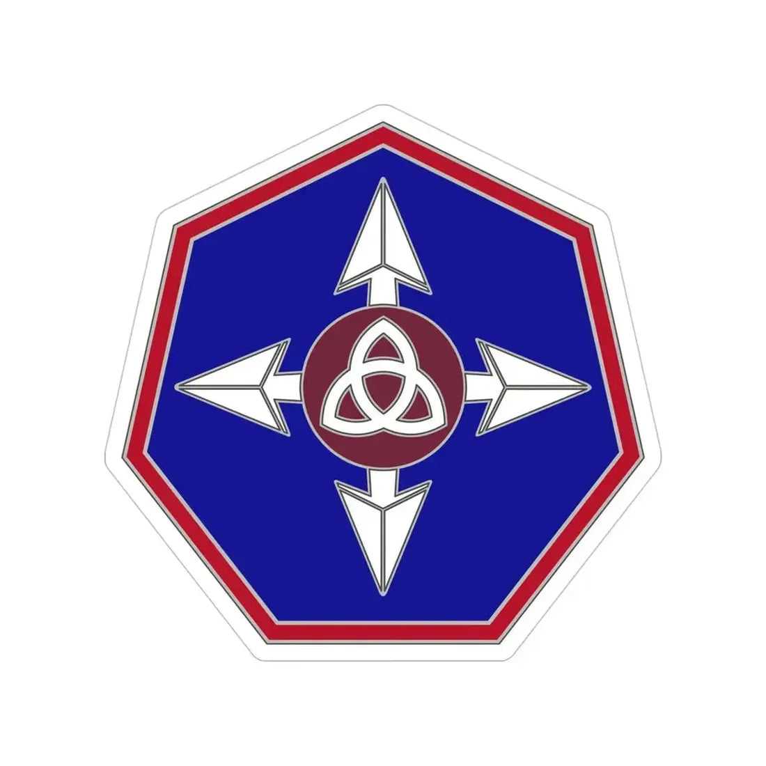 364 Sustainment Command (U.S. Army) Transparent STICKER Die-Cut Vinyl Decal 5 Inch - The Sticker Space